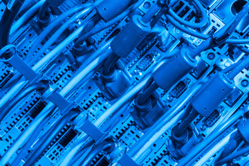 data center closeup