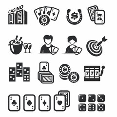 Casino Icons set