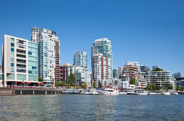 Fototapeta na wymiar Living in Vancouver, British Columbia, Canada