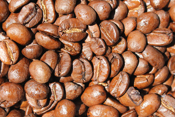 Kaffeebohnen-Hintergrund