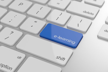 E-learning button