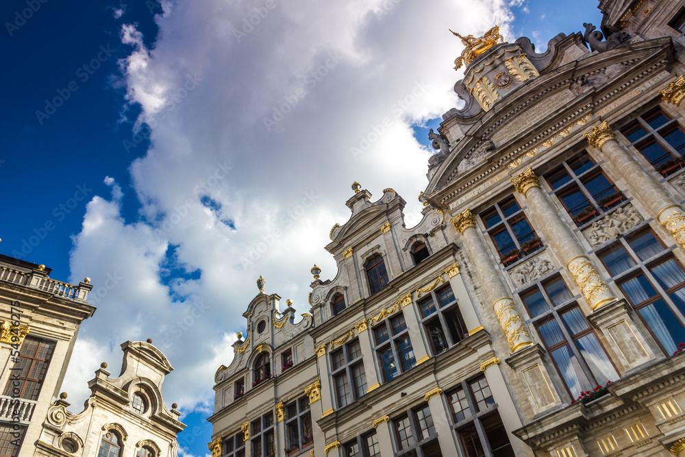 Canvas Prints brussels grand place guild houses