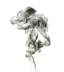 Soot. Black smoke.