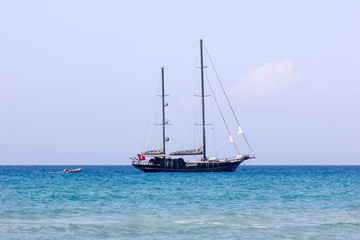 Fototapeta na wymiar sail boat