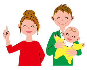 育児　ポイント　笑顔