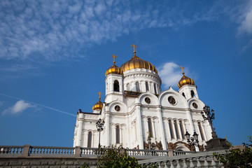 Fototapeta na wymiar rosyjski kościół w Moskwie