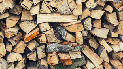 Pile of wood