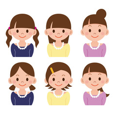 女性 髪型 正装 セット