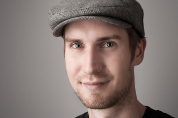 Mann mit Hut