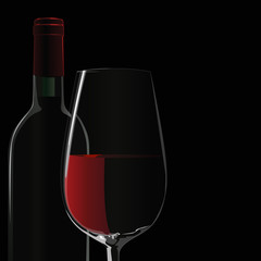 VIN Bouteille et verre