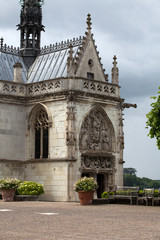 Fototapeta na wymiar Kaplica św Hubert w Amboise, Francja.