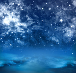 Fototapeta na wymiar abstract background starry sky