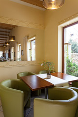 Mediterranean interior - lunch table