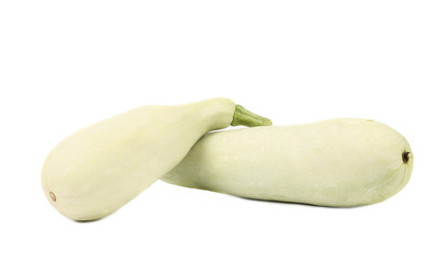 Fresh white eggplants.