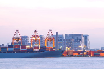 Fototapeta premium container-ship