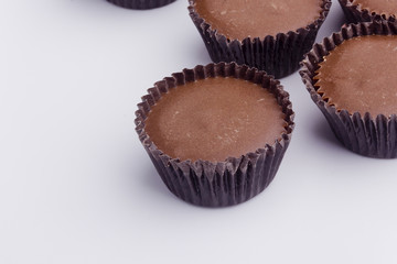 Milk chocolate cups