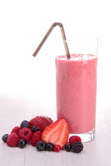 berry milkshake
