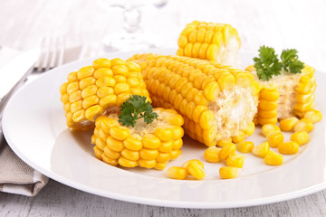 plate with corn © M.studio
