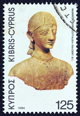 Terracotta warrior (6th-5th century B.C.) (Cyprus 1980)