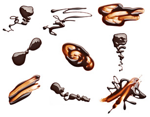 chocolate stain fleck food dessert