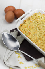 gratin de pâtes en plat 2