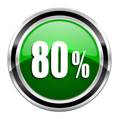 80 percent icon