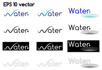Water logo idea