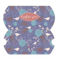 Vector gift box template