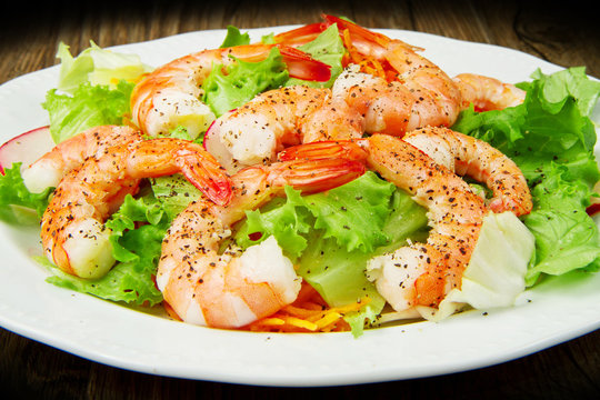 insalata di gamberi