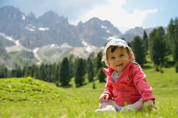 Giulia in montagna