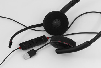 Headset Kopfbügel USB Lautstärkeregler Stummschalter