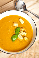 Vegetable cream soup