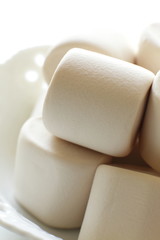 Close up of marshmallow