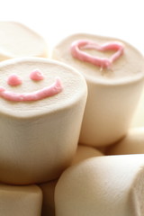 Close up of marshmallow