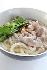 Japanese food, pork shabu and undo noodles