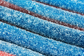 Sweet jelly candies close-up