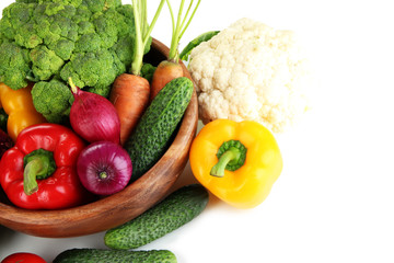 Fresh vegetables close up