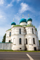 Fototapeta na wymiar Bogoyavlenskii Cathedral of Uglich city