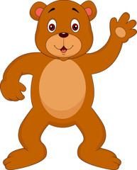 Obraz premium brown bear cartoon