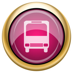 Magenta glossy icon