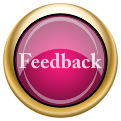 Magenta glossy icon