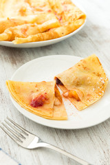 Crepes with fruit