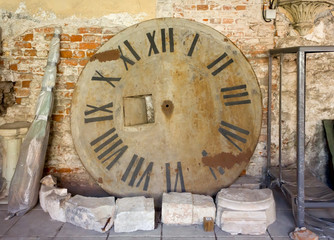 Remains of an Old Tower Clock