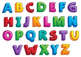 Image with alphabet theme 1
