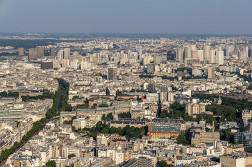 Fototapeta premium View of Paris from Maine-Montparnasse Tower - France
