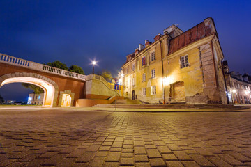 Fototapeta na wymiar Lublin Stare Miasto w nocy, Polska