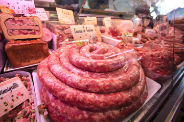 Toulouse sausage - french meat specialty