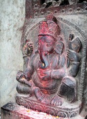 Statue de Ganesh à Kathmandou