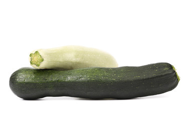 White and green vegetable marrow.