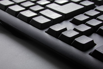 Keyboard of a notebook computer.